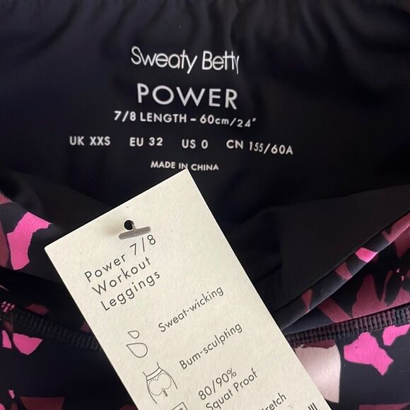 Sweaty Betty Womens Size 0 Power 7/8 Workout Leggings - Picture 7 of 7